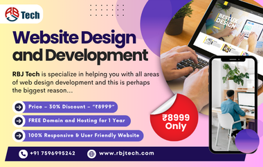 web design and development services by rbj tech